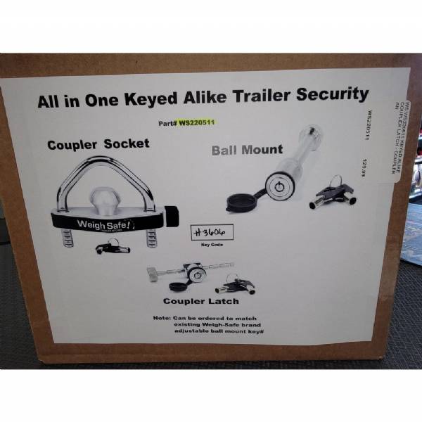 WS220511 3 Piece Keyed Alike Lock Kit #5