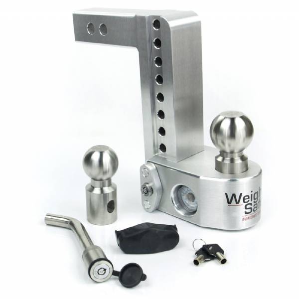 WS82KA 8" Aluminum Weigh Safe Adjustable Hitch