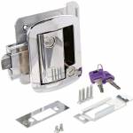 013-572 Global FIC Chrome RV / Trailer Side Entry Door Lock