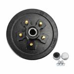 19-100 3500lb 5 on 4-1/2" Bolt Pattern 10" Pre-Greased Brake Drum Kit