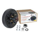 2024013262 6000lb 6 on 5-1/2" Bolt Pattern 12" Pre-Greased Brake Drum Kit