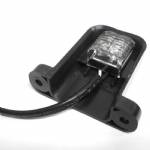 3504213 LED License Light Black Plastic