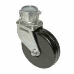 JC102 6" Removable Steel Caster Wheel