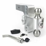 LTB6-2.5-KA 2-1/2" Shank - 6" Drop/7" Rise Stainless combo ball 180° Adjustable Hitch