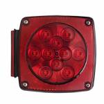 STL9RB Left Hand LED Stud Mount Stop/Tail/Turn Light W/License Light Under 80"