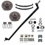 TD3500SI 3500LB 4" Drop Single Axle Package with Idlers