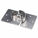 THSP2C Chrome Hasp for Puck Style Lock