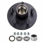 TR4104 2200lb Complete 5 Lug Hub Kit with 1" Bearings