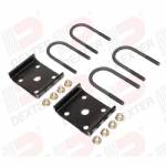 UBK-175 Axle U-Bolt and Tie Plate Kit for 2000-LB Axles