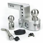 WS4-2-KA 2" Shank - 4" Drop/5" Rise Weigh Safe Adjustable Hitch w/Tongue Scale