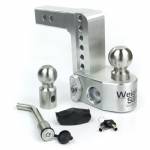 WS6-2-KA 2" Shank - 6" Drop/7" Rise Weigh Safe Adjustable Hitch w/Tongue Scale