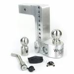 WS8-2.5-KA 2-1/2" Shank - 8" Drop/9" Rise Weigh Safe Adjustable Hitch w/Tongue Scale