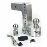 WS83KA 8" Aluminum Weigh Safe Adjustable Hitch